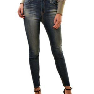 J Brand Cropped Ankle Zip Skinny Jean